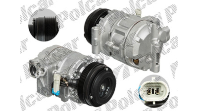 Compresor aer conditionat Opel Astra G 1998-02.2004, motorizare 1.6, 74kw/1.8, 92kw, benzina, rola curea 110 mm, 5 caneluri, de tip Denso: 7SBU16C