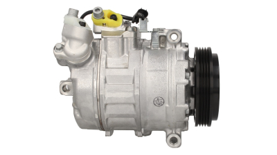 Compresor aer conditionat Honda Jazz, 03.2002-07.2008, motorizare 1.4, 61kw, benzina, cv manuala; Jazz, 2001-2008, 1.2, 57kw, benzina, rola curea 112 mm, 5 caneluri, tip Sanden: TRSE07; fabricat in Japonia