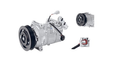 Compresor aer conditionat Renault Megane 3 (Z), 2008-2016, motorizare 1.5 dci, 62/66/77/81kw, diesel; 1.6, 74/81kw, benzina, rola curea 125 mm, 6 caneluri, de tip Denso: 6SEL14C