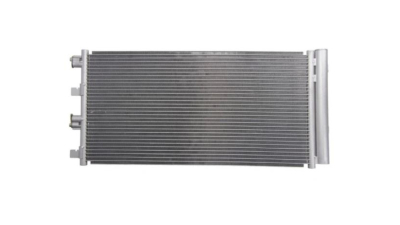 Condensator climatizare AC OEM/OES (Valeo), DACIA DUSTER, 06.2010-2017 motor 1.5 dci, aluminiu/ aluminiu brazat, 658(620)x328x16 mm, cu uscator si filtru integrat