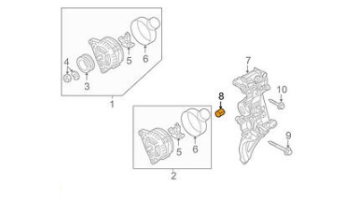 Bucsa De Trecere Vw 038103139A