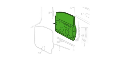 Cadru Usa Fata Dreapta Vw 1K4831302AB