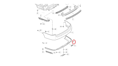 Spoiler Vw 1K98074339B9