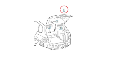 Hayon Vw 1K9827025B