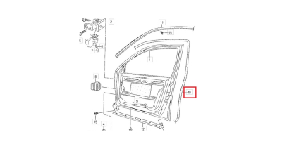Cheder Usa Fata Dreapta Vw 1M0867366PNUK