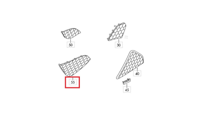 Grila Mare Difuzor Joase Dreapta Sp Vw 1Q0868150A82V