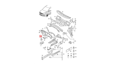 Stativ Fix Vw 1T0810812A
