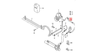 Furtun Flexibil Vw 2D1422893E
