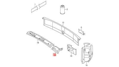 Traversa Vw 2K0814312C
