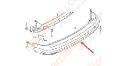 Bara Spate Vw 2K5807417C9B9
