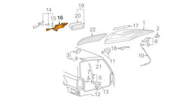 Ornament Spate Maner Hayon Vw 3B9827297C