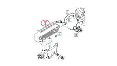 Furtun Vw 3C0200059AA