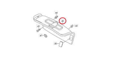 Tapiterie Capota Spate Vw 3C5867605K1BS