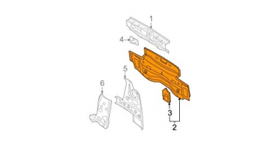 Panou Spate Vw 3C9813301