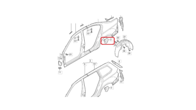 Piesa Auto La Comanda Vw 3G0809611