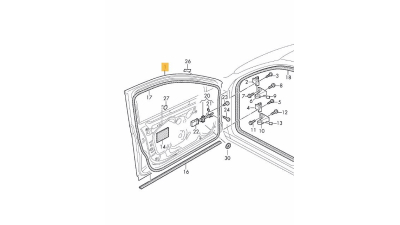 Usa Vw 3G0831056AG