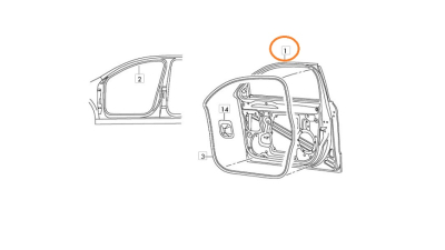 Usa Stanga Fata Vw 3T0831055
