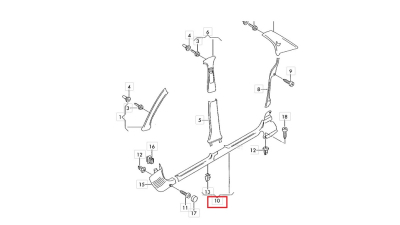 Acoperire Vw 3U585336947H