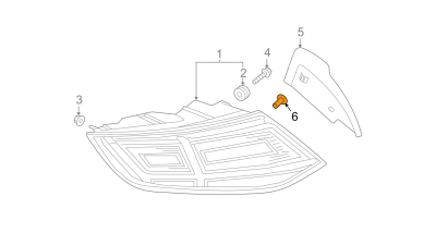 Clips Prindere Ornament Stop S Vw 4E0853586
