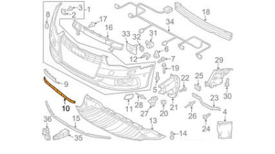 Ornament Bara Fata Vw 4G0807087