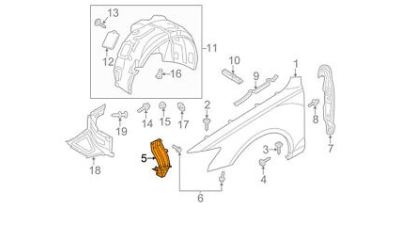 Proptea Vw 4G0821135A