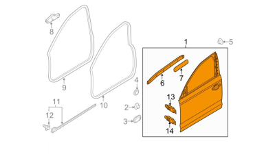 Usa Fata Stanga Vw 4G0831051