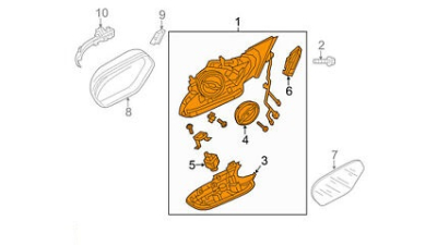 Oglinda Interioara Vw 4G1857410BB01C