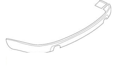 Spoiler Bara Spate Vw 4H0807521GRU