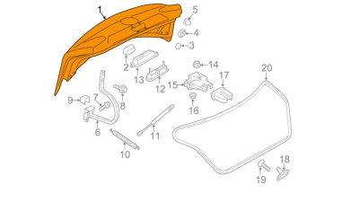 Capota Spate Vw 561827025D