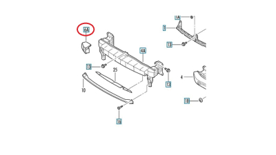 Absorbant Bara Spate Vw 5C6807248H