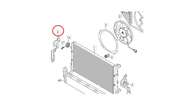 Deflector Aer Dreapta Vw 5JA121284D