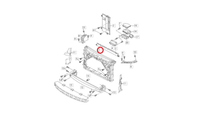 Panou Frontal Vw 5JA805588P