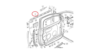 Fata Usa Fata Stanga Vw 5M0831105E