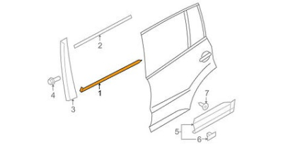 Perie Exterioara Vw 5N0839477A5AP