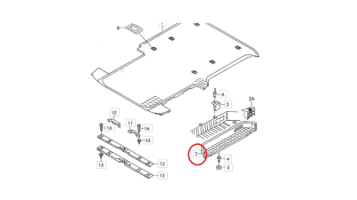 Carcasa Scara Vw 701863725A2BC