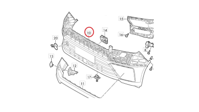 Bara Fata Vw 7C0807221A9B9