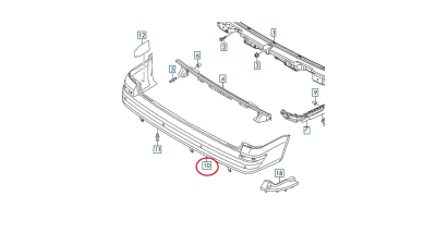 Bara Spate Vw 7E0807417C9B9