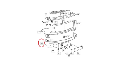 Spoiler Inferior Bara Spate Vw 7L6807434AH9B9