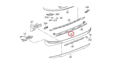 Spoiler Bara Spate Inf Vw 7P68074349B9