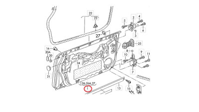 Usa Fata Dreapta Vw 8E0831052