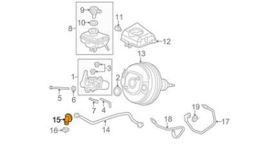Mufa Vw 8K0611743C