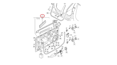 Usa Fata Dreapta Vw 8T8831052C