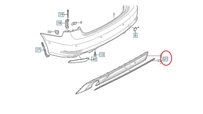 Spoiler Vw 8V58074349B9