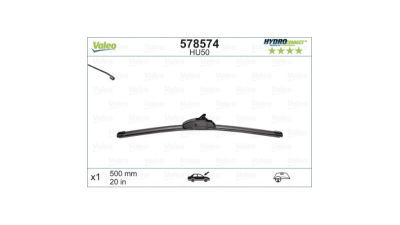 Lamela stergator Valeo Hidroconect Fata, 578574, cu lama de 500 mm, tip fixare standard, 1 buc