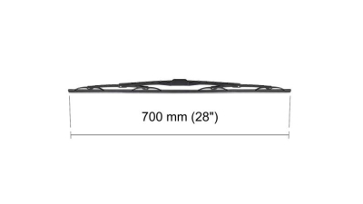 Lamela stergator Motgum Polonia cu lama de 700 mm, fixare standard tip U, 1 buc, 