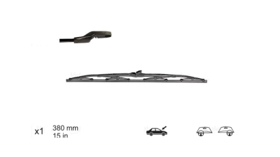 Lamela stergator Valeo 567768, cu lama de 380 mm, 1 buc. Standard, tip fixare H