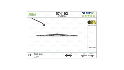 Lamela stergator Valeo 574193