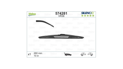 Lamela stergator Valeo 574281, Spate