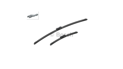Set stergatoare AeroTwin Chevrolet Trax, 01.2013-; Fiat 500x, 04.2015-; Hyundai Ix20 (Jc), 09.2010-; Kia Venga (Yn), 01.2010-; Nissan Pulsar (C13), 11.2014-; Opel Mokka X, 09.2016-; Opel Mokka, 12.2012-09.2016, Fata, Stanga + Dreapta, BOSCH