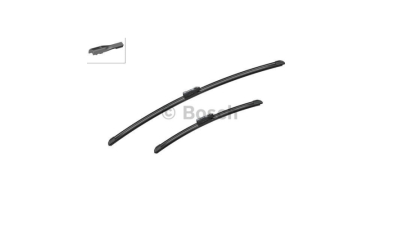 Set stergatoare AeroTwin Bmw X1 (F48), 06.2015-; Citroen C3 Aircross, 10.2017-; Opel Crossland X, 03.2017-; Seat Ibiza, 10.2017-; Seat Leon (5f), 11.2012-, Fata, Stanga + Dreapta, BOSCH